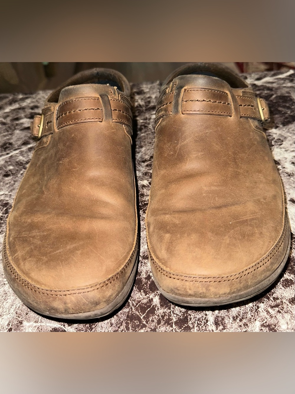 Merrell brown suade style loafer for women